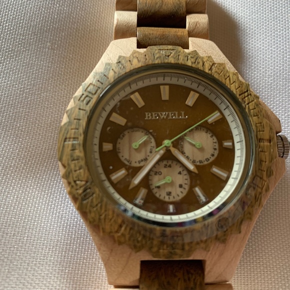 NIB! Bewell Wooden Eco Watch! - Picture 3 of 11